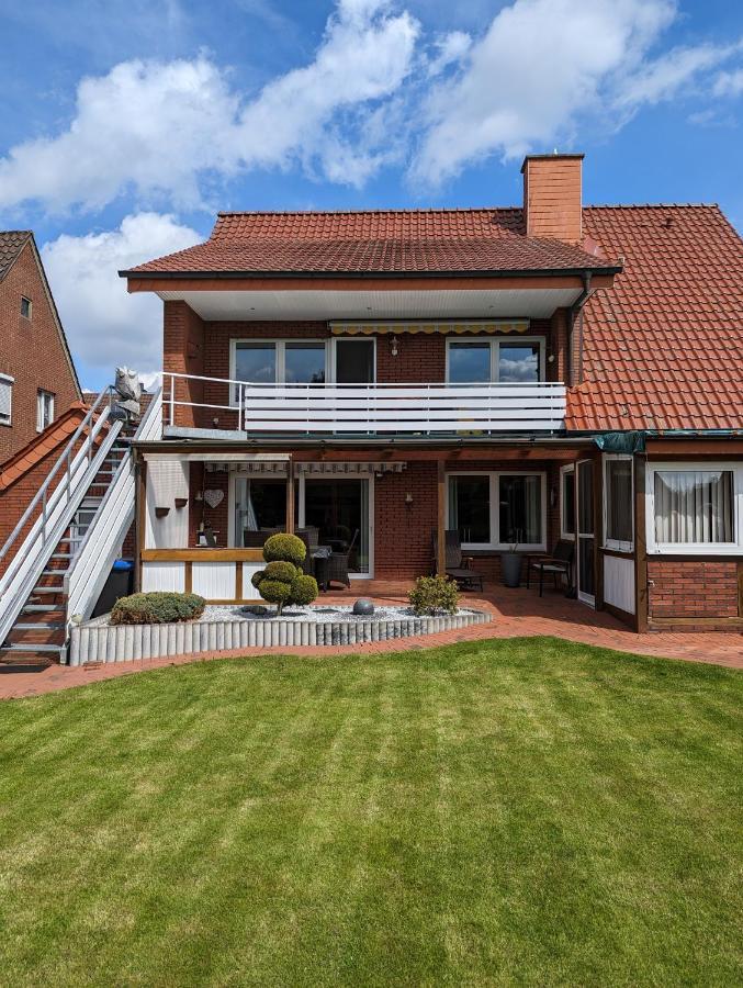 Ferienwohnung Leni Erstes Og Inkl Balkon Gartenblick Kostenfreier Parkplatz Stadtnah Aber Ruhig Gelegen Meppen Bagian luar foto